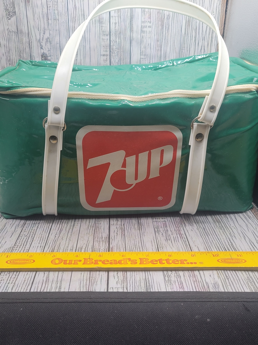 Vintage 7up Soft Sided Vinyl Cooler/Lunch Bag
